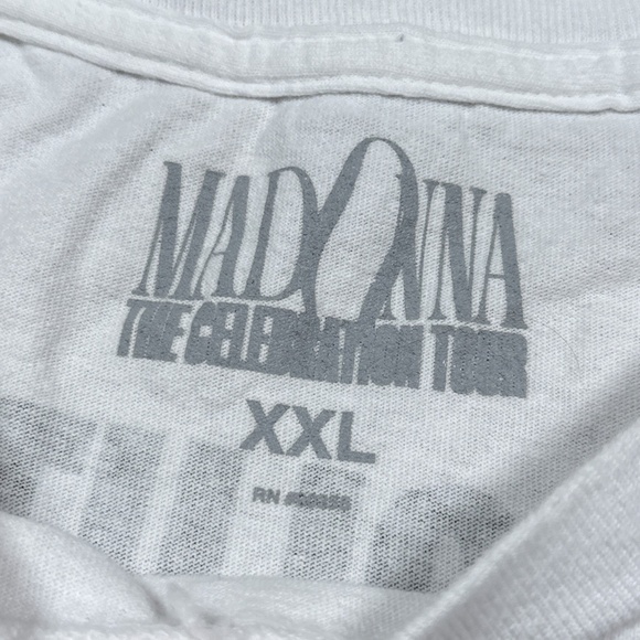 Madonna Celebration Tour 2023 Absolutely No Regrets Boy Toy T Shirt Mens 2XL - Picture 5 of 9